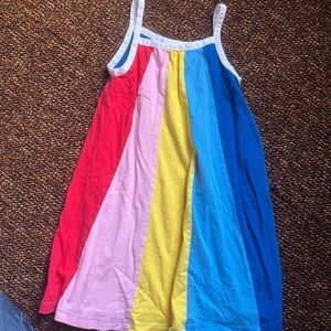 5T Hanna Andersson Multicolor Striped Dress